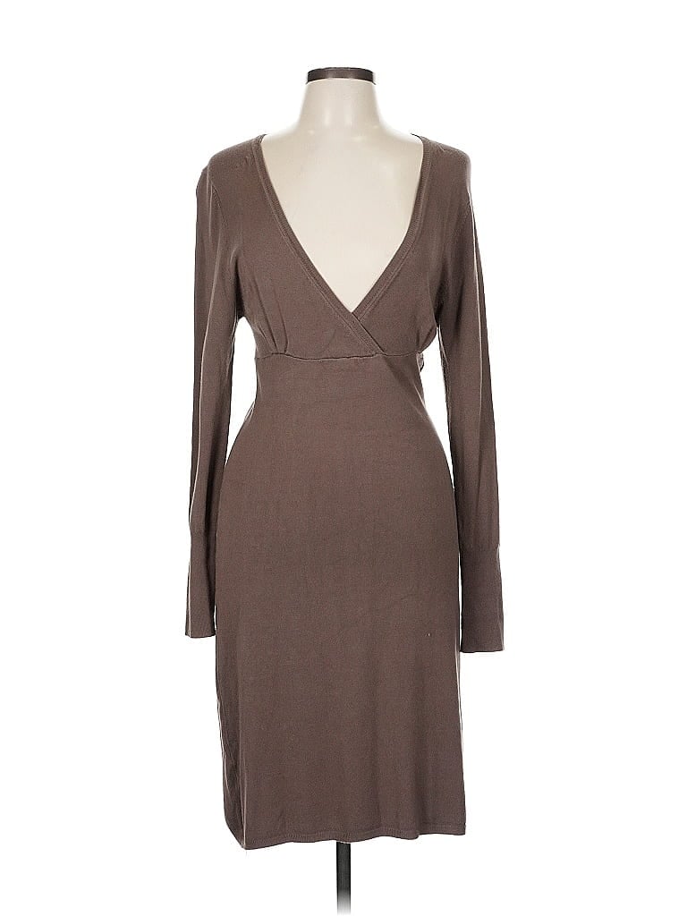 Pre-owned Bcbgmaxazria Cocktail Dress In Brown