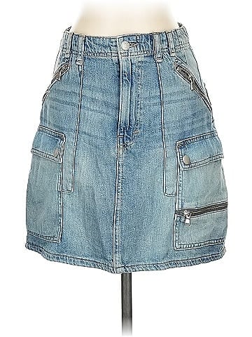 We the Free Denim Skirt (view 1)