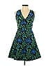 Annelore Paisley Blue Cocktail Dress Size 2 - photo 1