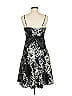 Speechless 100% Polyester Print Black Cocktail Dress Size 7 - photo 2