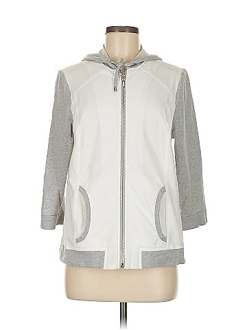 Zenergy by Chico's Zip Up Hoodie (view 1)