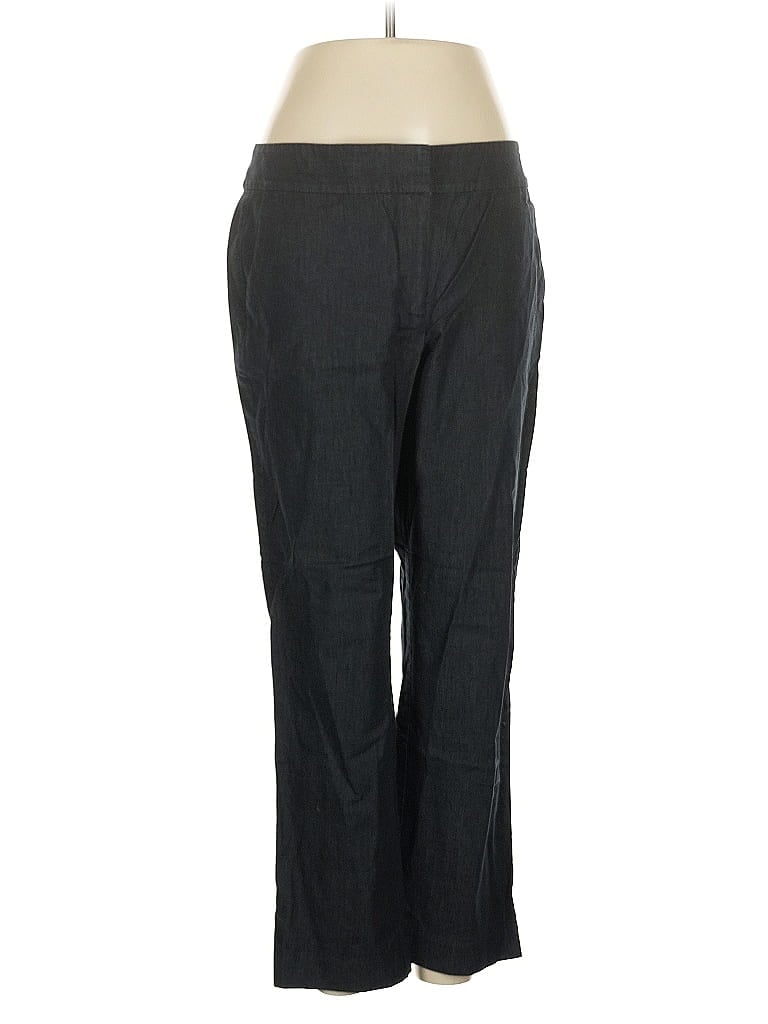 Pre-owned Ann Taylor Factory Dress Pants In Black