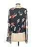 Aqua 100% Polyester Black 3/4 Sleeve Blouse Size 3 - photo 2