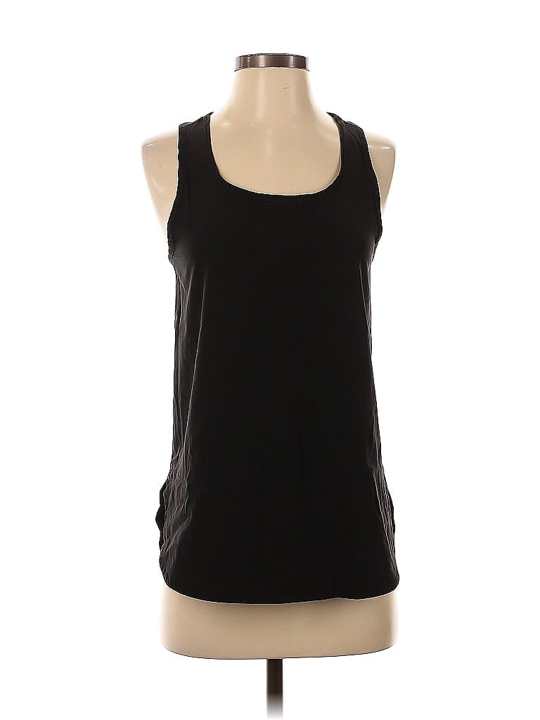 Pre-owned Calvin Klein Performance Sleeveless Top Black Scoop Neck Tops