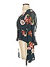 Aqua 100% Polyester Black 3/4 Sleeve Blouse Size 3 - photo 5
