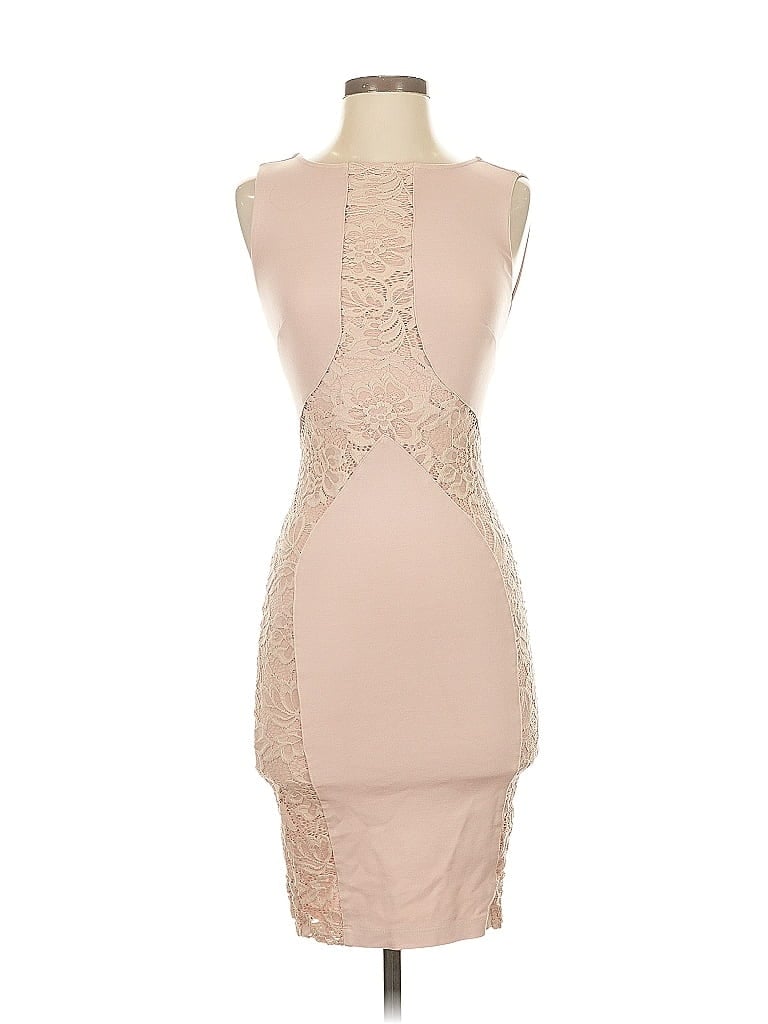 Pre-owned Bebe Cocktail Dress In Brown