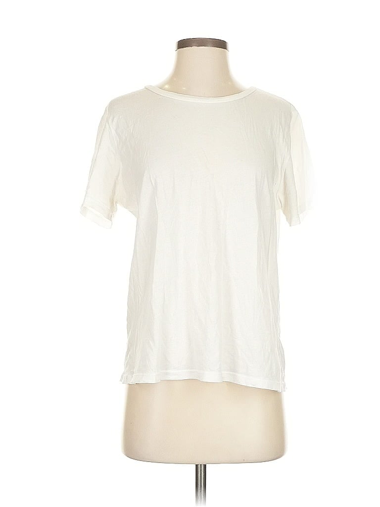 Pre-owned Monrow Short Sleeve T-shirt In White