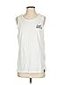 Pull&Bear 100% Cotton White Sleeveless T-Shirt Size XS - photo 1