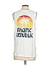Pull&Bear 100% Cotton White Sleeveless T-Shirt Size XS - photo 2