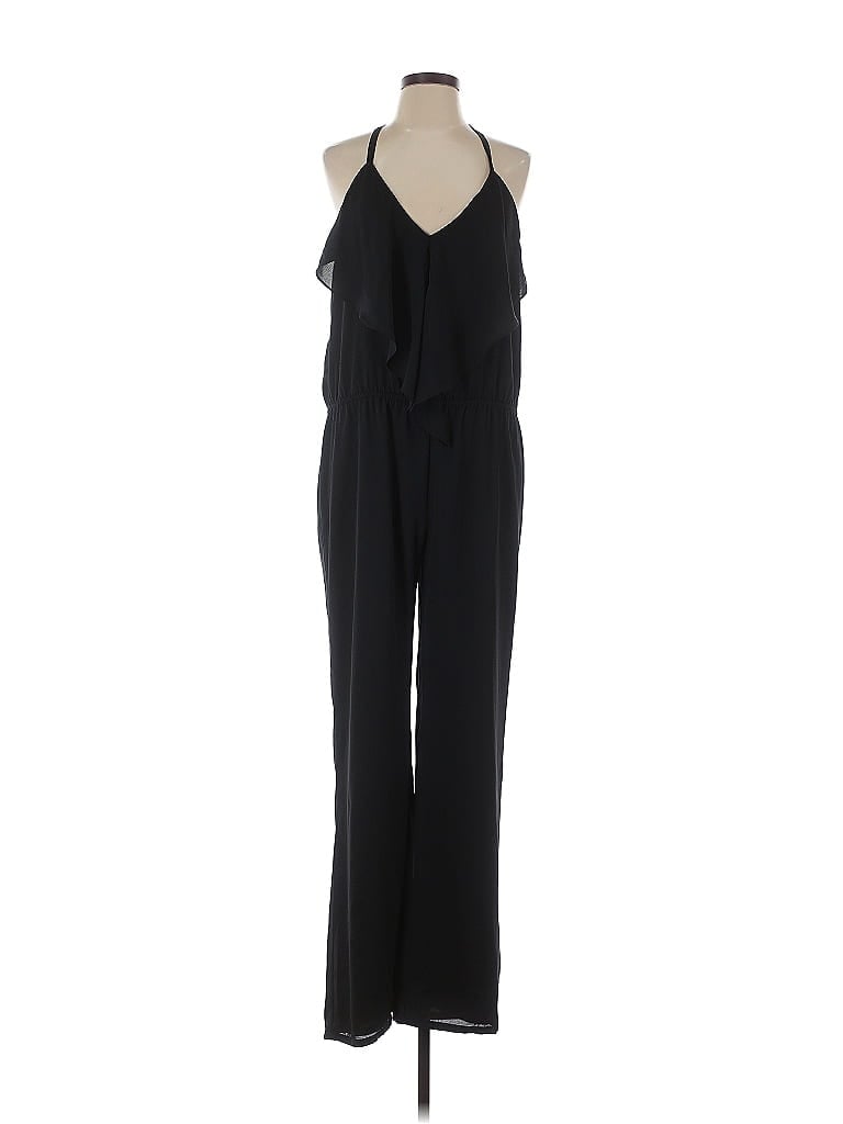 Pre-owned Single Jumpsuit In Black