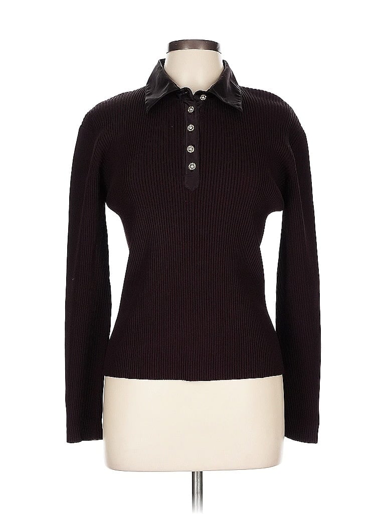 Worth Burgundy Turtleneck Sweater Size L - photo 1