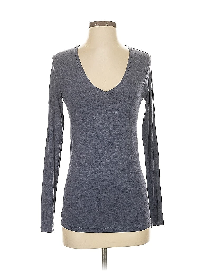 Click to view more detailed imagery on our partner's website Pre-owned Majestic Filatures Long Sleeve T-shirt In Blue