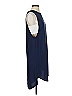 Trouve 100% Polyester Solid Blue Casual Dress Size S - photo 4