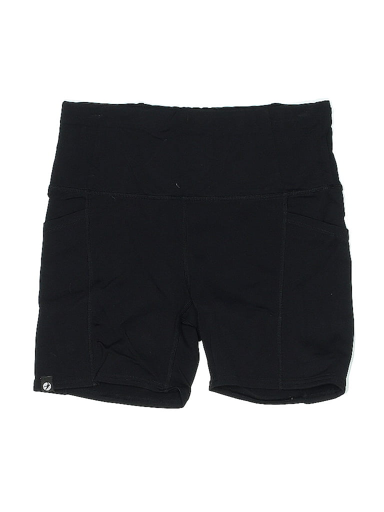 Oiselle Solid Black Athletic Shorts Size 00 - photo 1