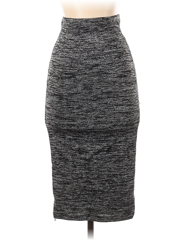 Pre-owned Express Casual Skirt In Gray