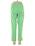 Leggiadro Solid Green Casual Pants Size 10 - photo 2