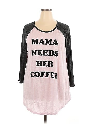 Torrid 3/4 Sleeve T-Shirt (view 1)