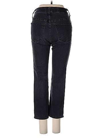 Madewell Petite Stovepipe Jeans in Lunar Wash: Button-Front Edition (view 2)