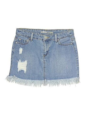 Tractr Denim Skirt (view 1)