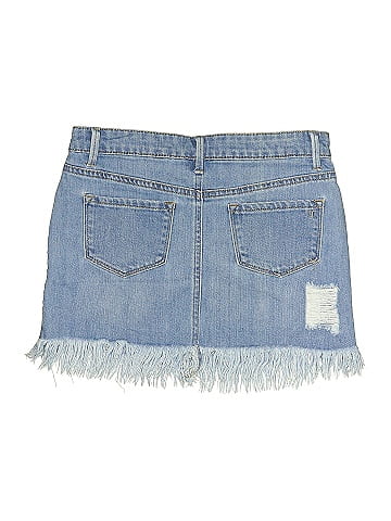 Tractr Denim Skirt (view 2)