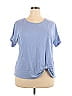 Lou & Grey Blue Short Sleeve T-Shirt Size XXL - photo 1