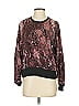 G by Giuliana Rancic 100% Polyester Burgundy Long Sleeve Blouse Size S - photo 1