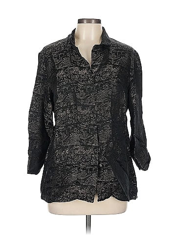 Chico's Design 3/4 Sleeve Button-Down Shirt (view 1)
