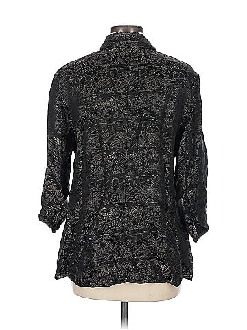 Chico's Design 3/4 Sleeve Button-Down Shirt (view 2)