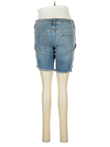 Isabel Maternity Denim Shorts (view 2)