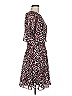 Rebecca Minkoff 100% Polyester Paisley Black Casual Dress Size 6 - photo 4