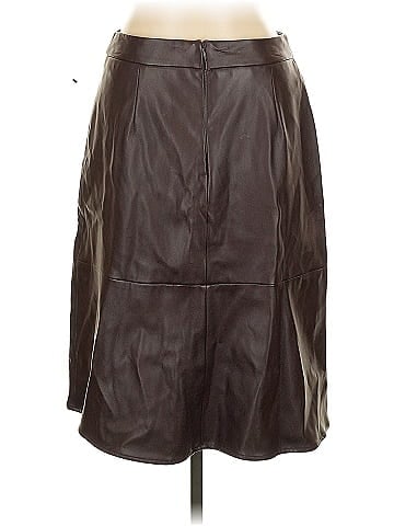 Liz Claiborne Career Faux Leather Skirt (view 2)