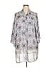 Wallflower 100% Polyester Silver Poncho Size 3X - photo 1