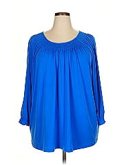 Susan Graver 3/4 Sleeve Blouse