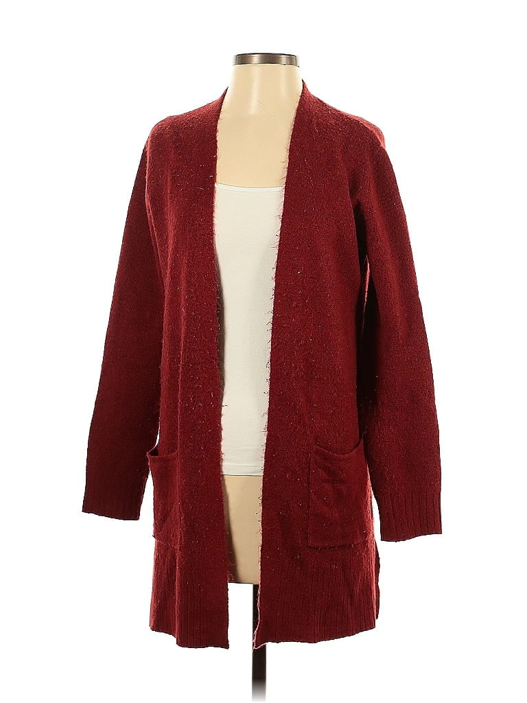 Pre-owned Old Navy Cardigan Sweater In Burgundy