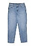 Cat & Jack Solid Blue Jeans Size 10 - photo 1