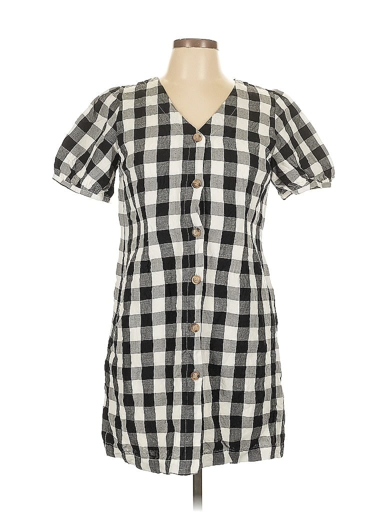 Pre-owned Ann Taylor Loft Casual Dress In Gray