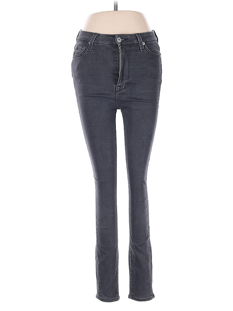 Pre-owned 7 For All Mankind Jeans In Gray