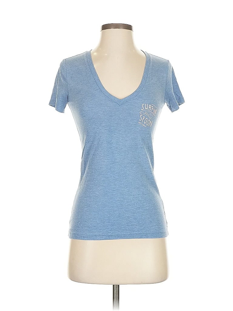 Pre-owned Assorted Brands Short Sleeve T-shirt In Blue