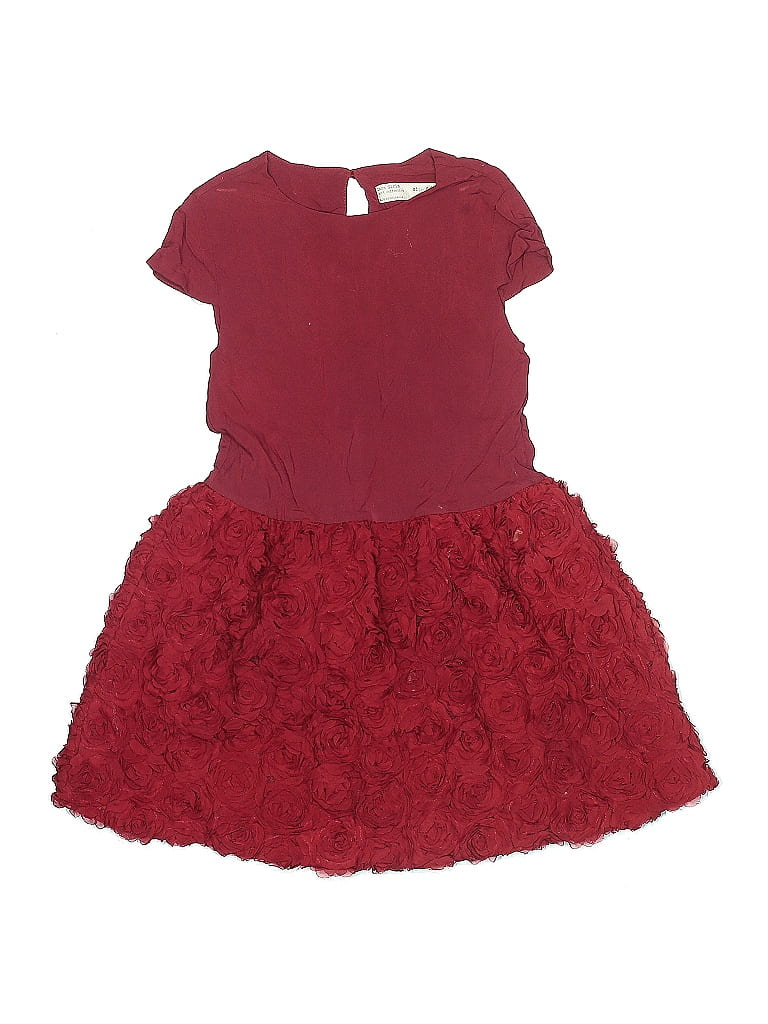 Zara Kids Burgundy Dress Size 6 (big kids) - photo 1