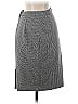 Philippe Adec Paris Chevron-herringbone Gray Formal Skirt Size 6 - photo 1