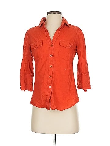 Fei 3/4 Sleeve Button-Down Shirt (view 1)