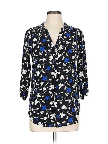 Amour Vert for Stitch Fix 3/4 Sleeve Silk Top (view 1)