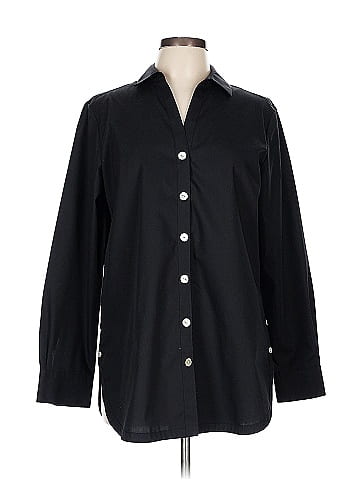 Foxcroft 3/4 Sleeve Button-Down Shirt (view 1)