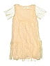 Zara Kids 100% Viscose Yellow Dress Size 11 (big kids) - photo 1