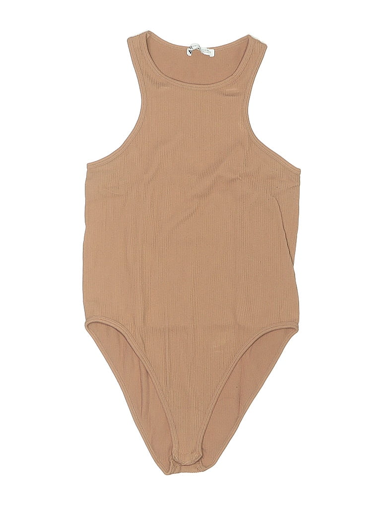 Pre-owned Zara Bodysuit In Brown