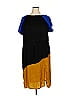 COR | Y 100% Polyester Color Block Blue Casual Dress Size 2X - photo 1