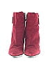 AQUATALIA Burgundy Red Ankle Boots Size 7 1/2 - photo 2