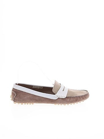 Manolo Blahnik Suede Moccasins  (view 1)