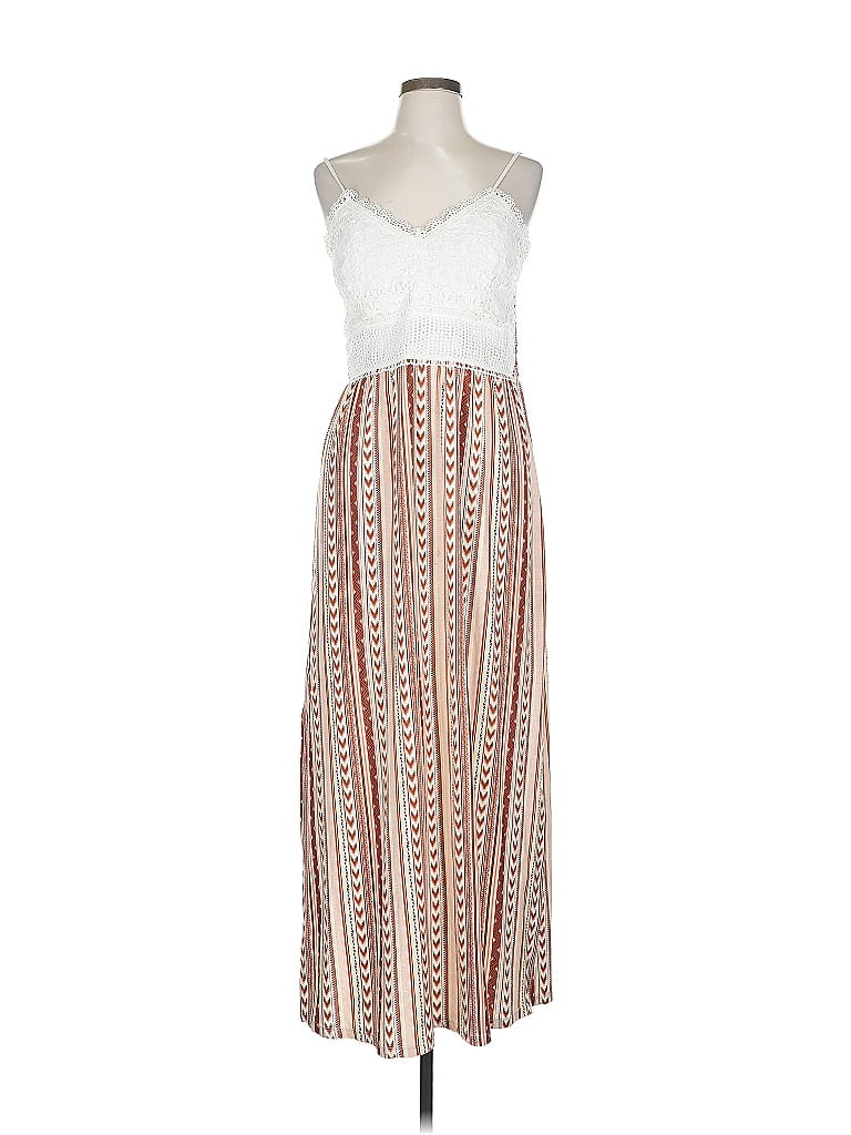 Pre-owned No Boundaries Casual Dress In White