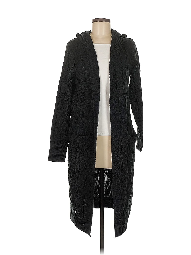 Pre-owned Unbranded Cardigan Sweater In Black